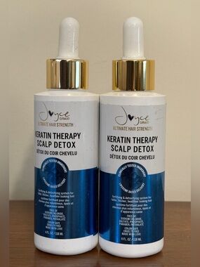Joyce Giraud Keratin Therapy Scalp Detox, Set of 2 Sealed Bottles, 4 oz Each